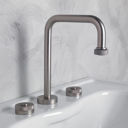 Modern 3-Hole Basin Mixer with Waste Made in Italy - Quito Viadurini