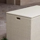 Outdoor Storage Boot in Hand Woven Polyrattan - Harald Viadurini