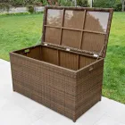 Outdoor Storage Boot in Hand Woven Polyrattan - Harald Viadurini
