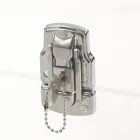 Design Boot in Transparent Acrylic Crystal and Modern Steel - Dante Viadurini