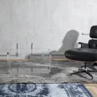 Design Boot in Transparent Acrylic Crystal and Modern Steel - Dante Viadurini