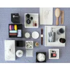 Glass Toothbrush Holder in Paonazzo Marble Made in Italy - Limba Viadurini