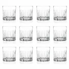 Double Old Fashioned Tumbler Low Glasses 12 Pieces Luxury - Senzatempo Viadurini