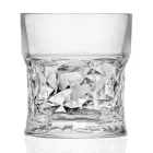 Low Tumbler Glasses in Eco Crystal Square Decoration 12 Pcs - Ritmo Viadurini