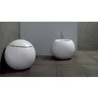 Ball-Shaped Bidet in Fanna Colored Ceramic Viadurini