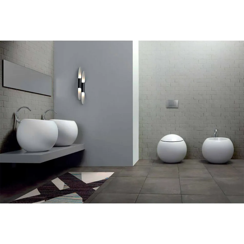 Ball-Shaped Bidet in Fanna Colored Ceramic Viadurini