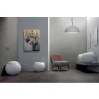 Ball-Shaped Bidet in Fanna Colored Ceramic Viadurini