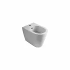 Modern design ceramic bidet 57x37cm Sun, made in Italy Viadurini