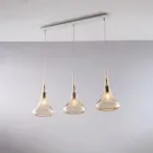 Iron Rail with Pyrex Glass Made in Italy for Interior Decorating - Corinto Viadurini