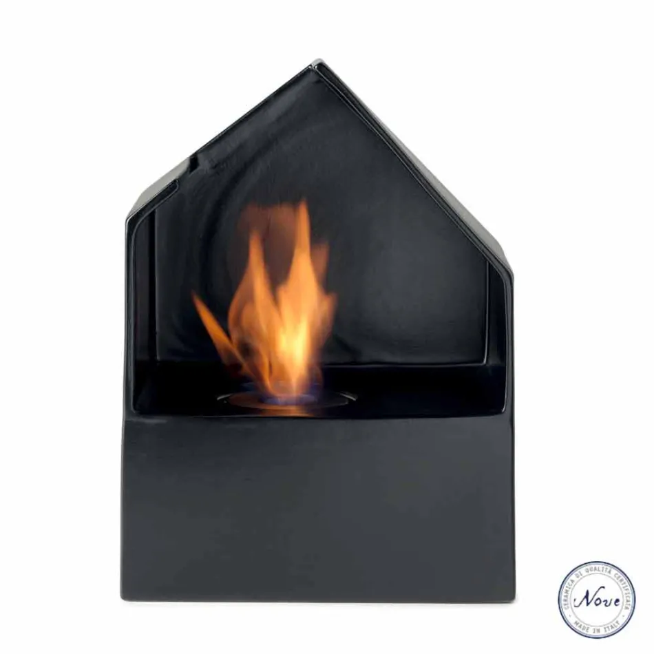 Biocamino countertop with ceramic bioethanol and Curtis steel Viadurini