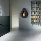 Biocamino Modern Wall bioethanol to Joseph flame shape Viadurini