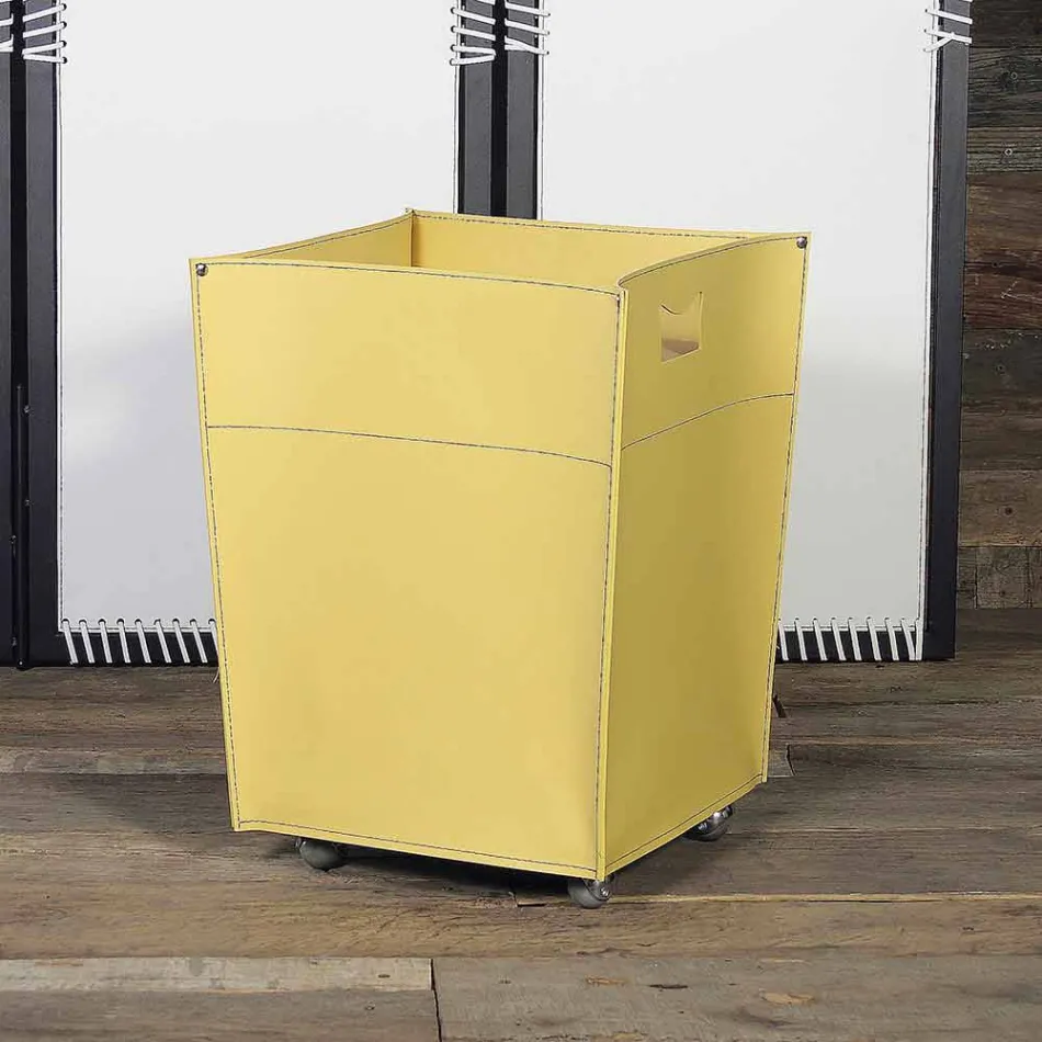 Firewood Bag in Switch Leather 100% Made in Italy Viadurini