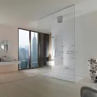 Bossini Oki 200 shower head with a modern design in a jet Viadurini