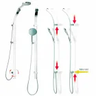 Bossini September Sliding Shower with water Flat Viadurini