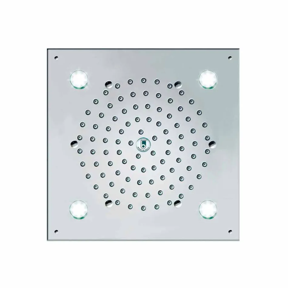 Bossini Shower Head 4 Lights Led Cube-Light Viadurini