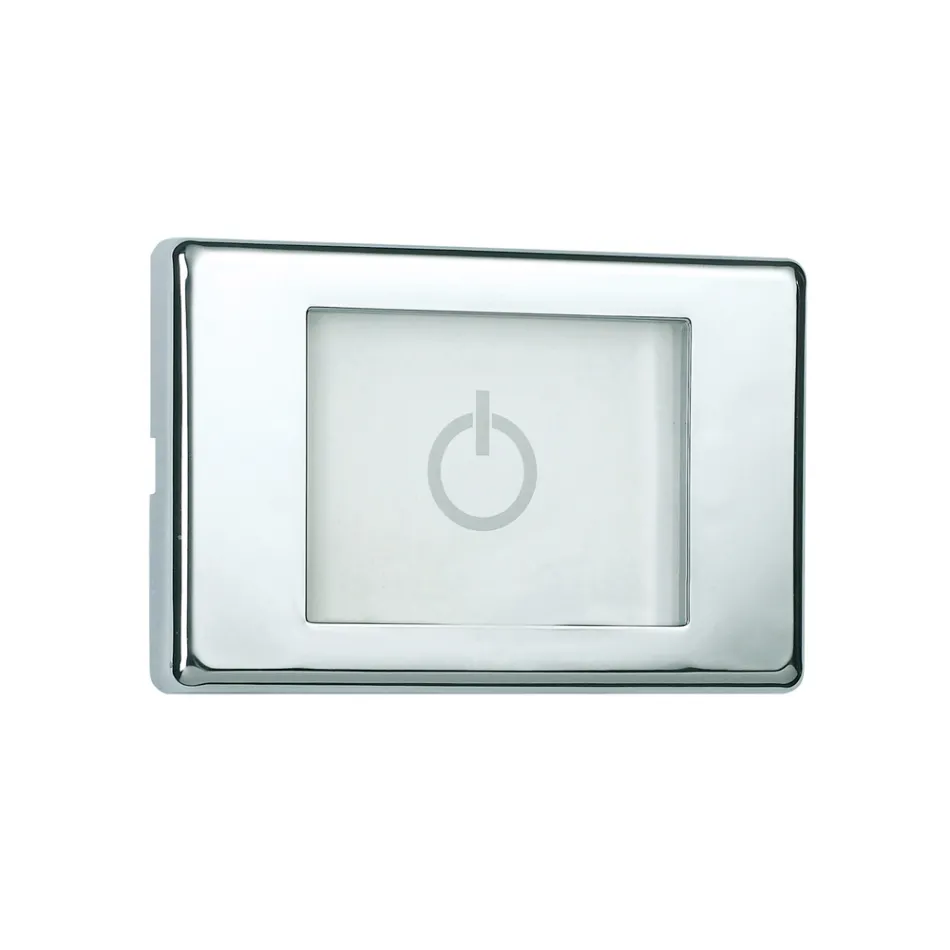 Bossini Two-jet chrome ceiling shower head with Dream chromotherapy Viadurini