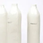 Luxury Design White and Grey Porcelain Bottles 2 Unique Pieces - Arcivero Viadurini