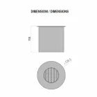 Circular Burner in Satin Steel for Bioethanol Fireplace - Griff12 Viadurini