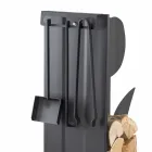 Caf Design PLVF steel log holder, modern design Viadurini