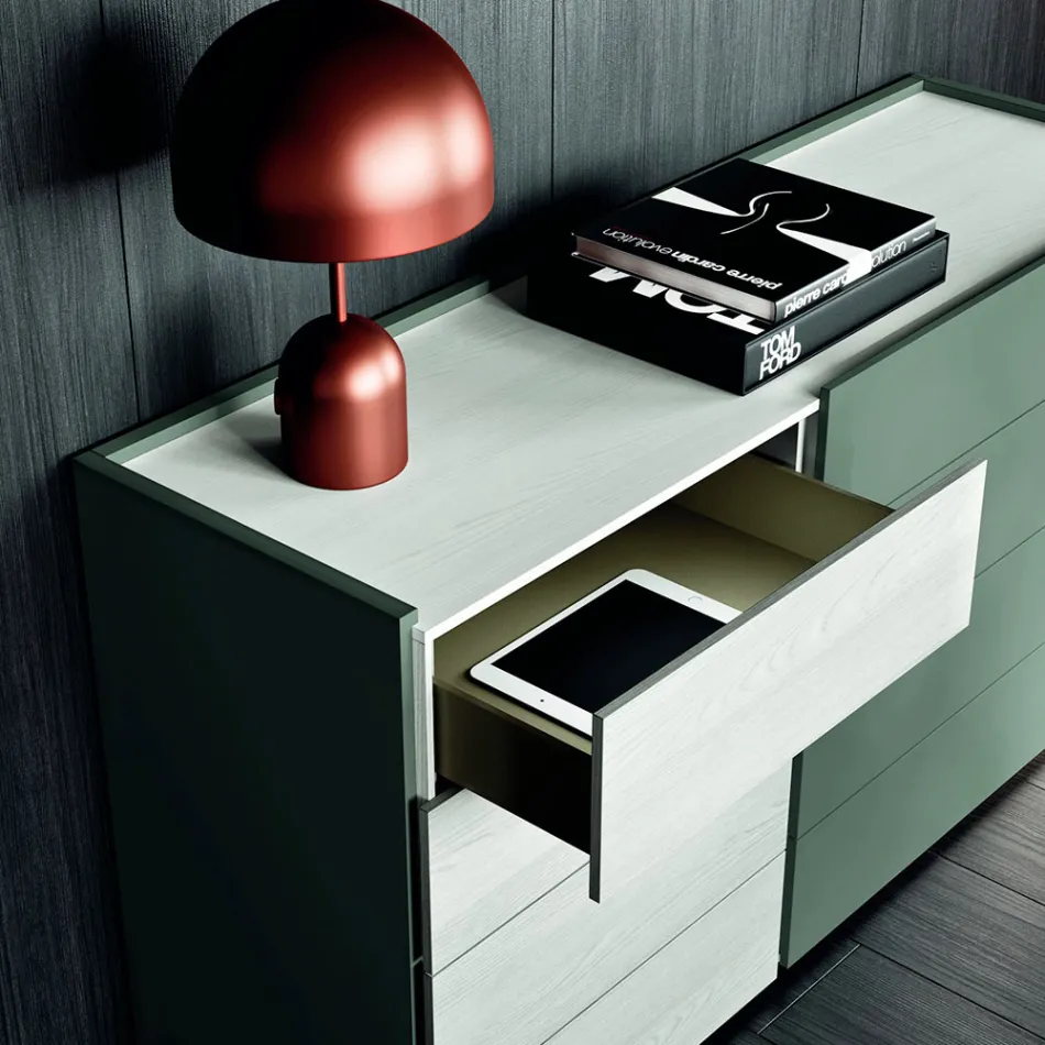 Complete Room with 4 Modern Design Elements Made in Italy - Mallorca Viadurini