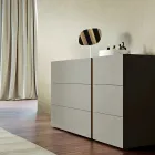 Modern Style 5-Element Bedroom Made in Italy High Quality - Precious Viadurini