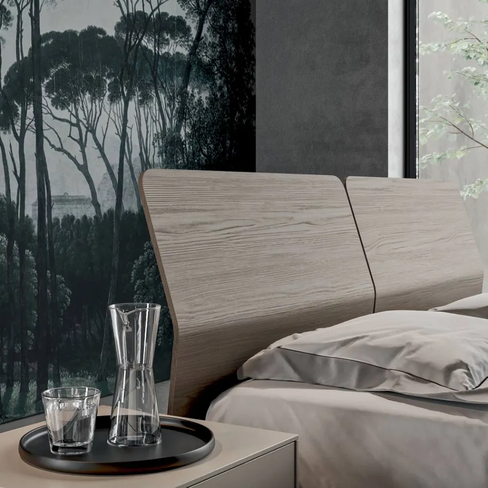 Complete Bedroom with 4 High Quality Made in Italy Elements - Odema Viadurini