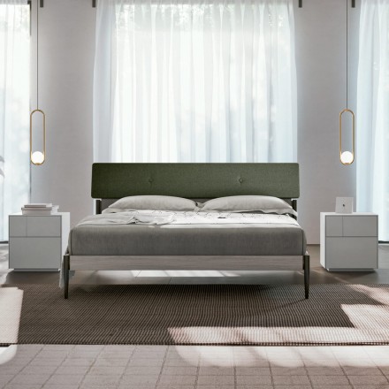 Complete Bedroom with 4 Modern Elements Made in Italy Precious - Verminia Viadurini