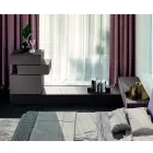 Complete 6-Element Luxury Bedroom Made in Italy - Adige Viadurini