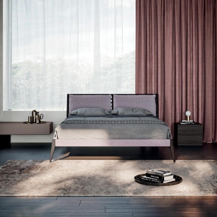 Complete 6-Element Luxury Bedroom Made in Italy - Adige Viadurini