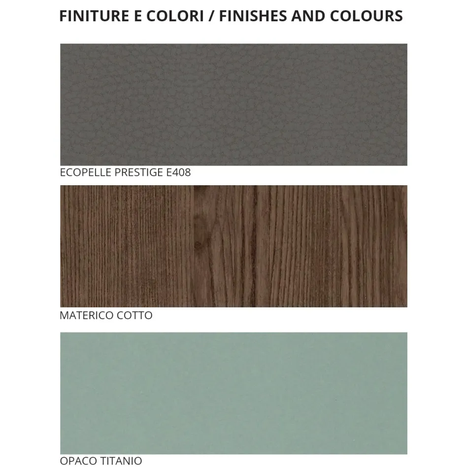 Double Bedroom with 5 Luxury Made in Italy Elements - Emerald Viadurini