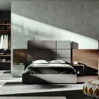 Double Bedroom with 5 Luxury Made in Italy Elements - Emerald Viadurini