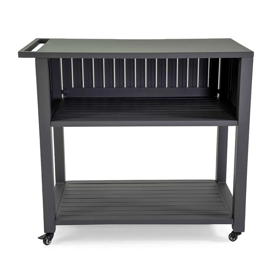 Outdoor Trolley in Painted Aluminium with Different Finishes - Hotel Viadurini