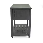 Outdoor Trolley in Painted Aluminium with Different Finishes - Hotel Viadurini