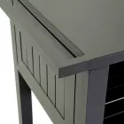 Outdoor Trolley in Painted Aluminium with Different Finishes - Hotel Viadurini