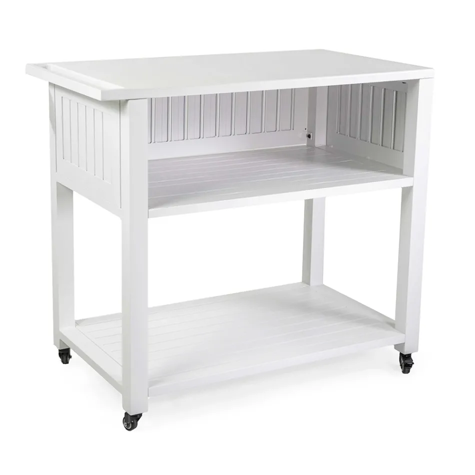 Outdoor Trolley in Painted Aluminium with Different Finishes - Hotel Viadurini