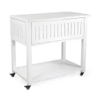 Outdoor Trolley in Painted Aluminium with Different Finishes - Hotel Viadurini