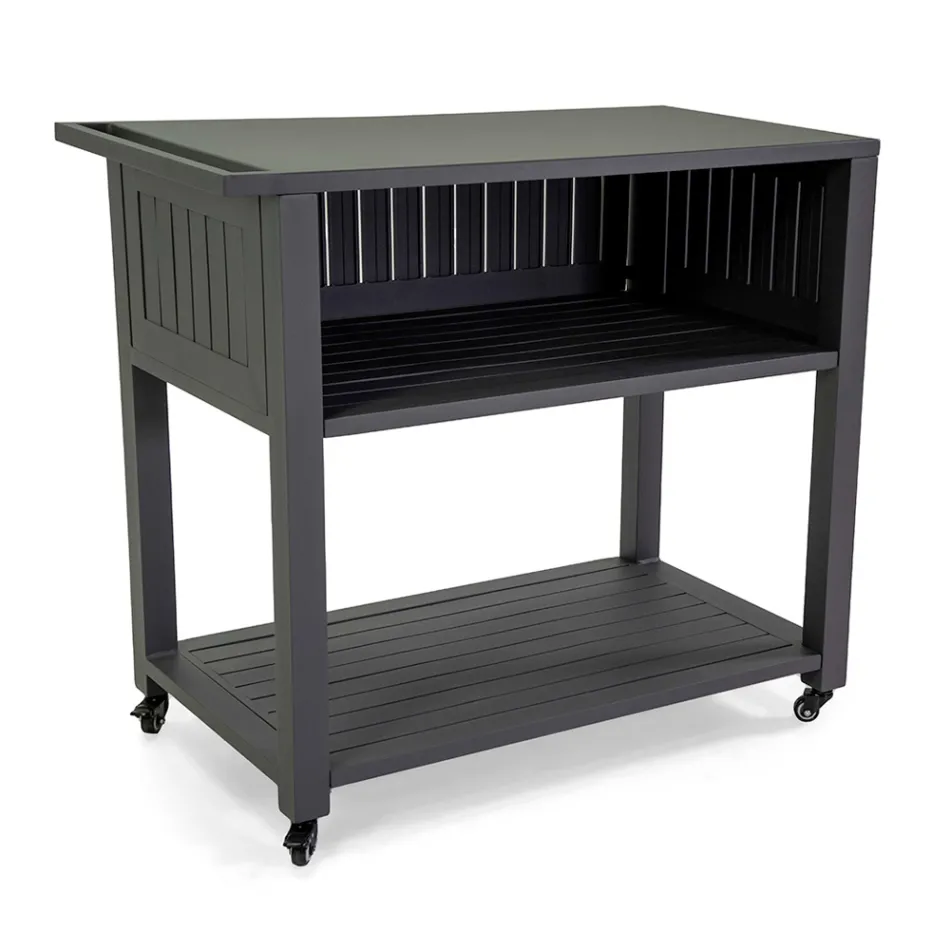 Outdoor Trolley in Painted Aluminium with Different Finishes - Hotel Viadurini