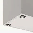 Extension trolley in Columbus open pore white melamine Viadurini