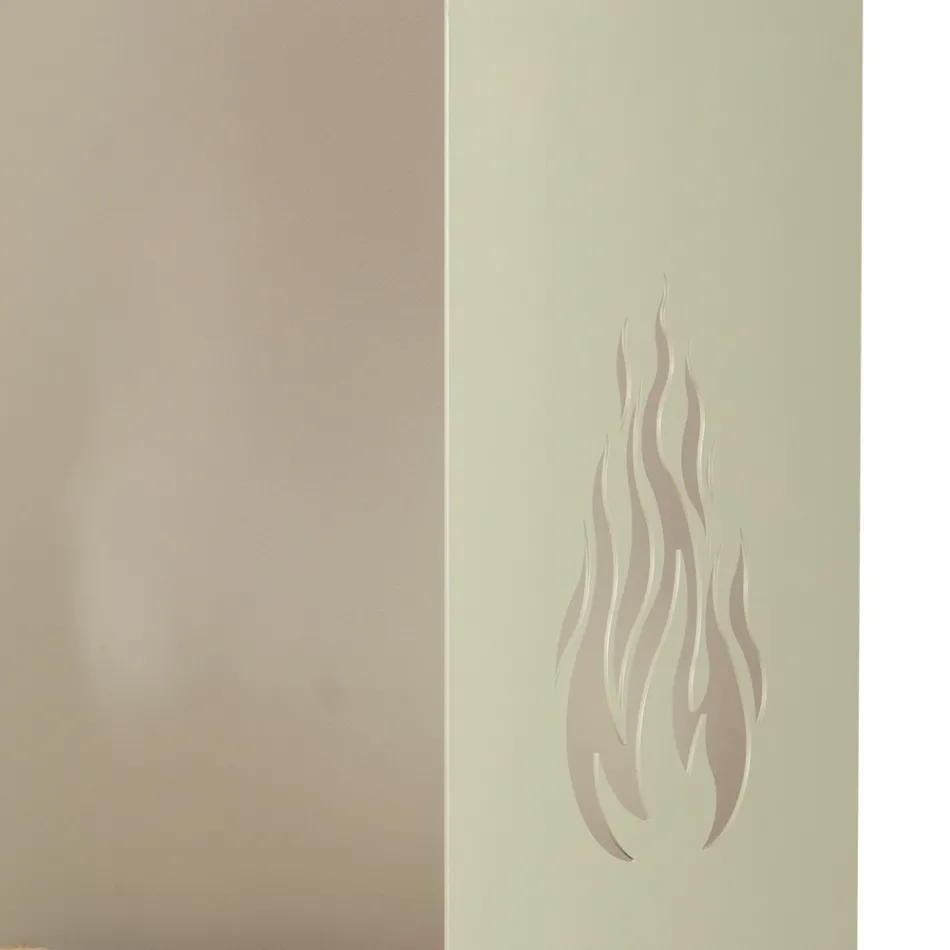 Wood trolley with drawer and wheels Made in Italy - Alpaca Viadurini