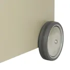 Metal wood trolley with shelf and 4 wheels Made in Italy - Geco Viadurini