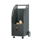 Metal wood trolley with 4 wheels Made in Italy - Ladybug Viadurini