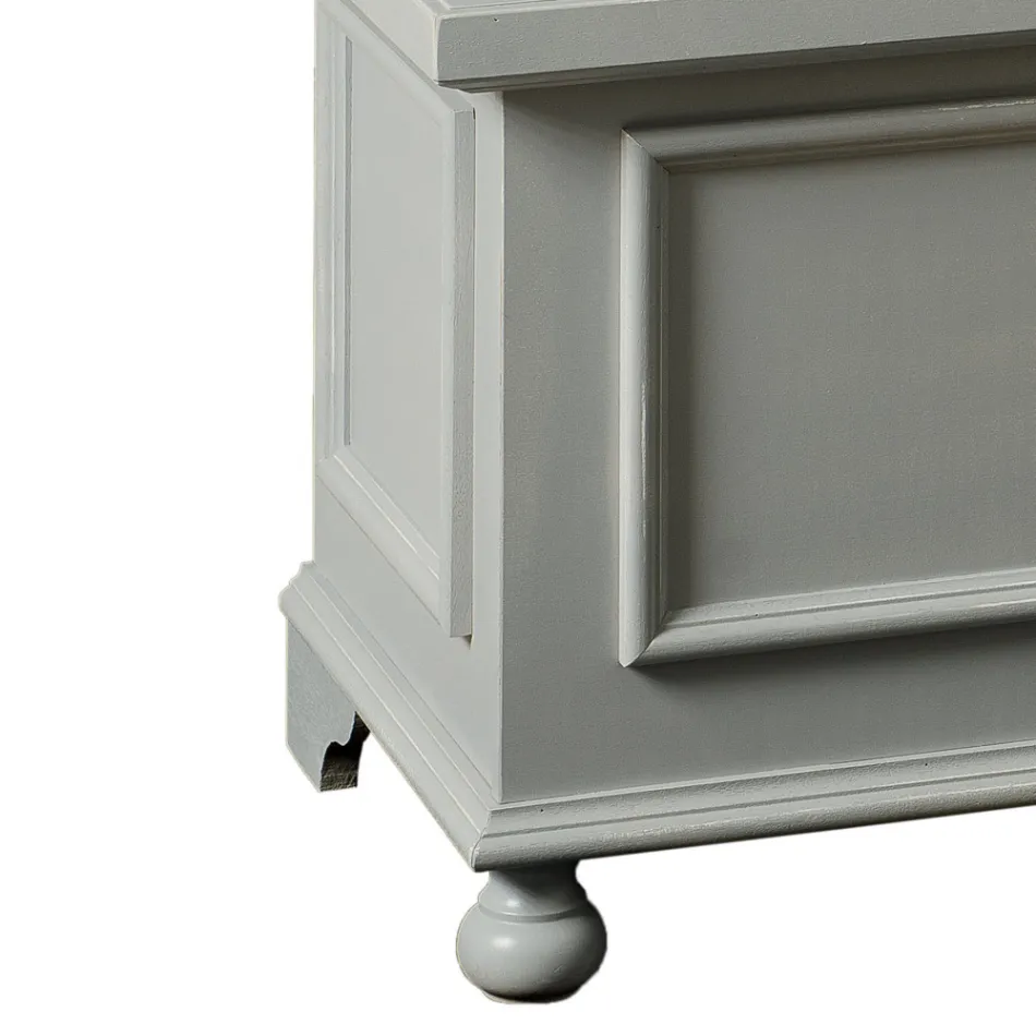 Chest with Solid Poplar Structure Made in Italy - Dievis Viadurini