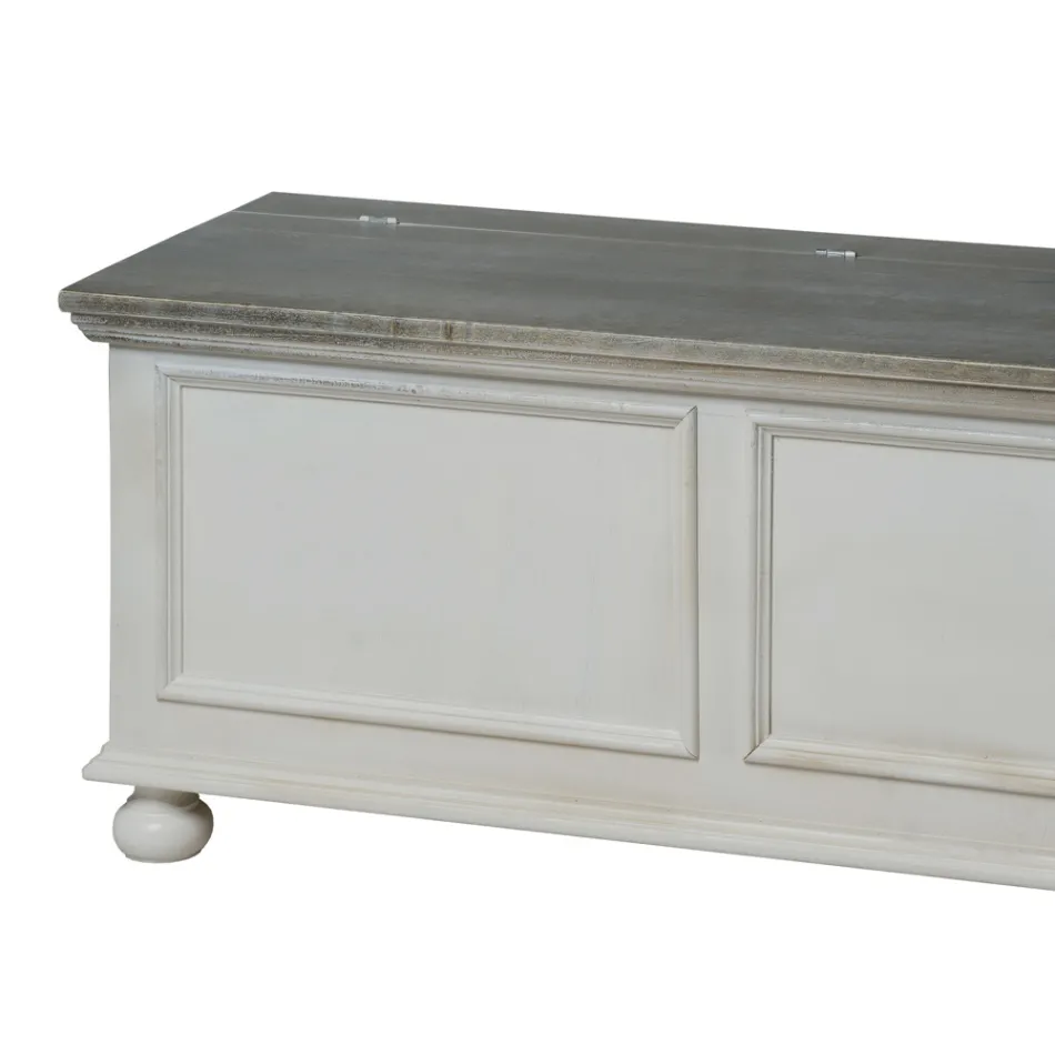 Chest with Solid Poplar Structure Made in Italy - Dievis Viadurini