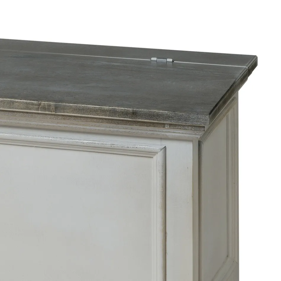 Chest with Solid Poplar Structure Made in Italy - Dievis Viadurini