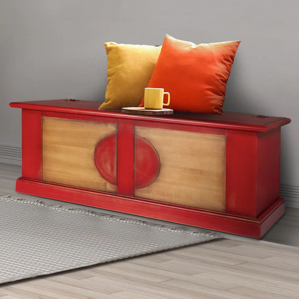 Chest in Veneered Wood with Different Finishes Made in Italy - Krishna Viadurini