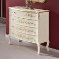 Classic Wooden Bedroom Chest of Drawers Made in Italy - Katerine