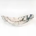 Centerpiece in Paonazzo Marble of Made in Italy Design - Libeccio Viadurini
