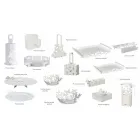 Modern Oval Centerpiece in Precious Iron Hand Made in Italy - Leiden Viadurini