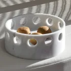 Satin Marble Centrepiece/Pocket Tray Made in Italy - Hinata Viadurini