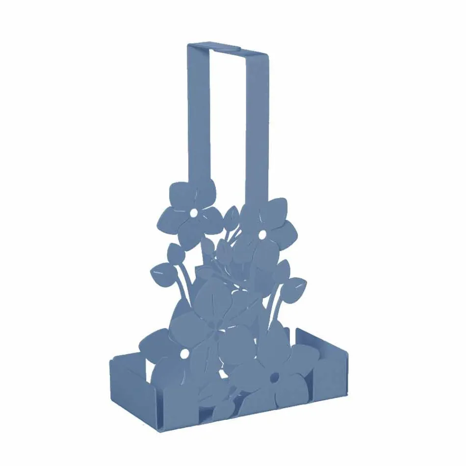 Modern Design Floral Iron Cup Holder Basket Made in Italy - Marken Viadurini